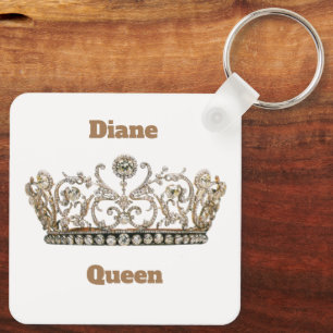 Step out with this Keychain, fit for a Queen! Key Ring