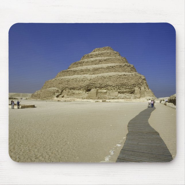 Step pyramid at Saqqara, one of the earliest Mouse Mat (Front)