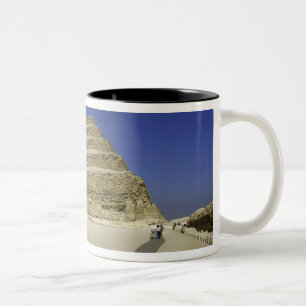 Step pyramid at Saqqara, one of the earliest Two-Tone Coffee Mug
