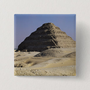 Step pyramid of King Djoser Old Kingdom 15 Cm Square Badge