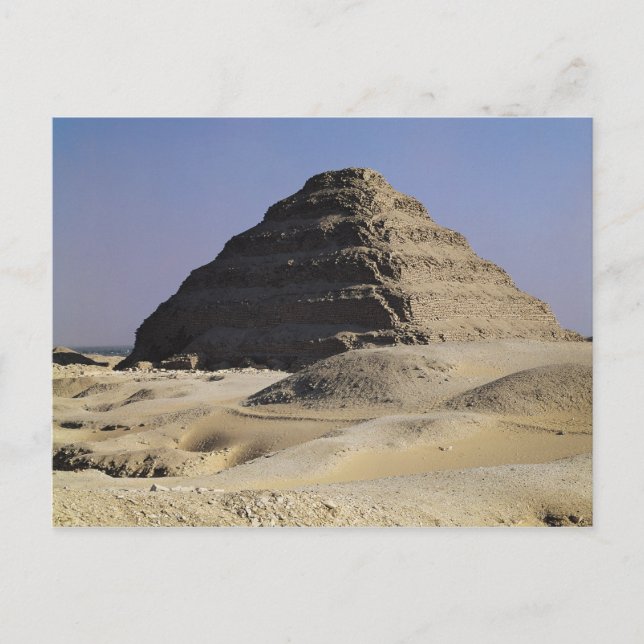 Step pyramid of King Djoser  Old Kingdom Postcard (Front)