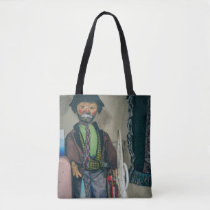 Step right up to the most stylish clown in town! tote bag