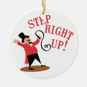 Step Ringmaster Ceramic Tree Decoration