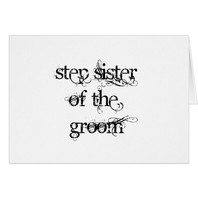 Step Sister of the Groom (Front Horizontal)