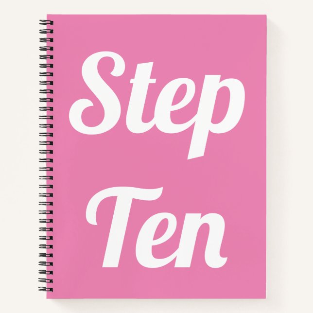 ‘Step Ten’ Notebook II (Front)