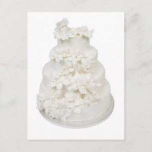 Step Type Wedding Cake Postcard