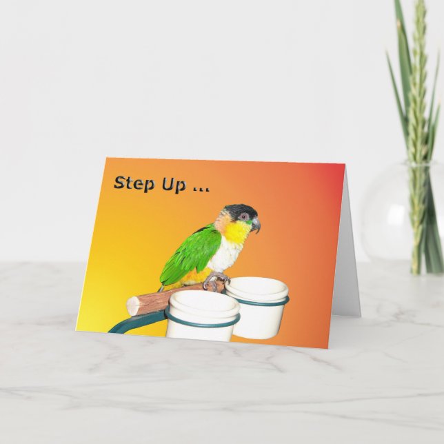 Step Up Birthday Card (Front)