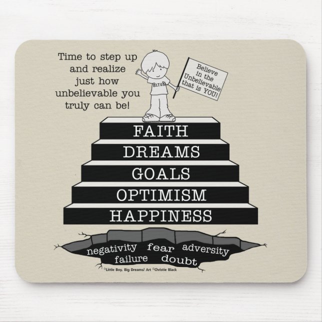 Step Up Mouse Mat (Front)