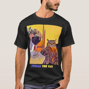Stepan The Cat Art   T-Shirt