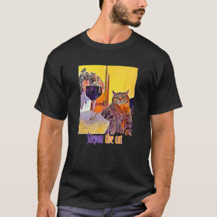 Stepan the chubby cat art, cute cat lover pet love T-Shirt