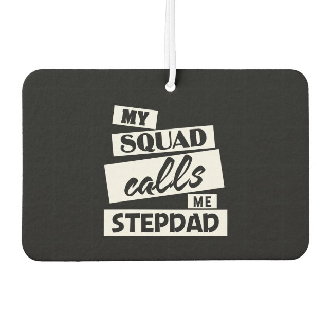Stepdad Car Air Freshener (Front)