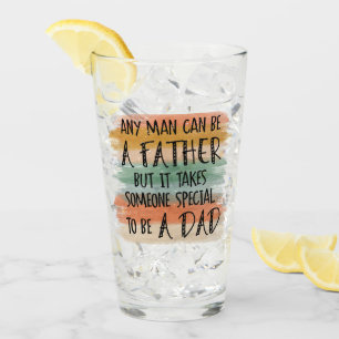 Stepdad Father's Day Gift Special Dad Glass