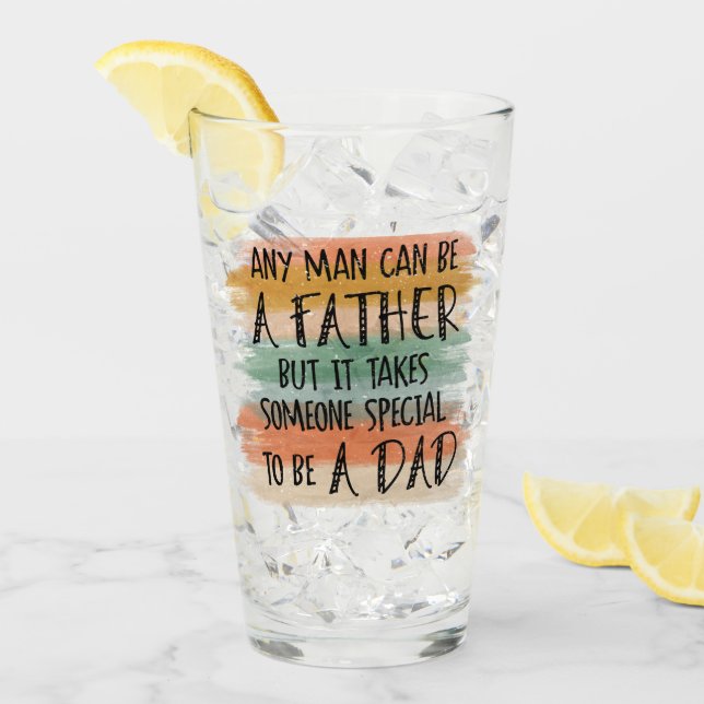 Stepdad Father's Day Gift | Special Dad Glass (Front Ice)