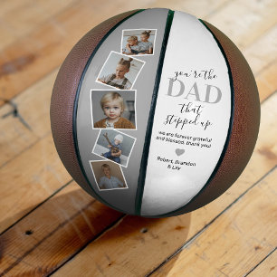 Stepdad Father's Day Photo Basketball