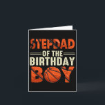 Stepdad Of The Birthday Boy Sketll Fun Father's Da Card<br><div class="desc">Stepdad Of The Birthday Boy Sketll Fun Father's Day</div>