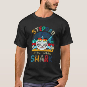 Stepdad Of The Shark Birthday Matching Family T-Shirt
