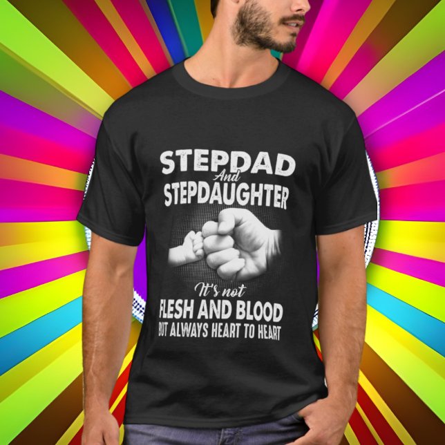 Stepdad Stepdaughter word art sentiment T-Shirt (Creator Uploaded)
