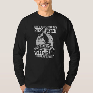 Stepdaughter Is My Favourite Volleyball Player Sp T-Shirt