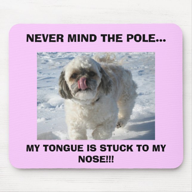 Steph Pope's mouse pad- Pink Mat (Front)