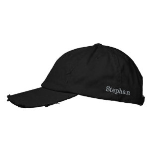 "Stephan" Name In Embroidery, Embroidered Hat