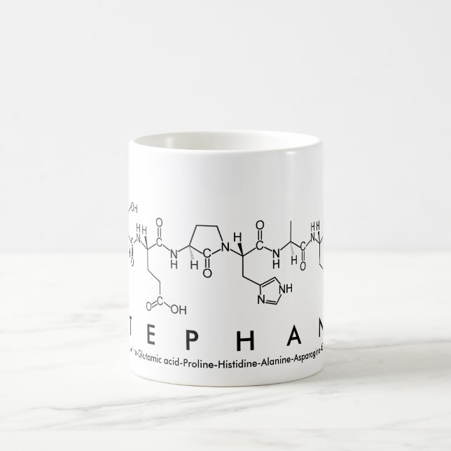 Stéphane peptide name mug (Center)