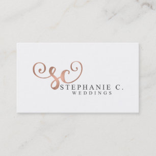 Stephanie C Weddings Business Card