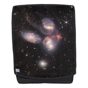 Stephan's Quintet 5 Galaxies Deep Field James Webb Backpack