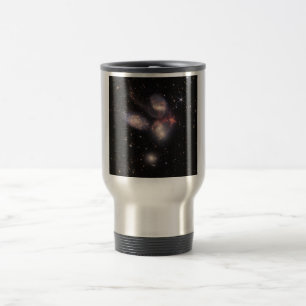 Stephan's Quintet 5 Galaxies Deep Field James Webb Travel Mug