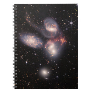 Stephan's Quintet 5 Galaxies in Deep Field Notebook