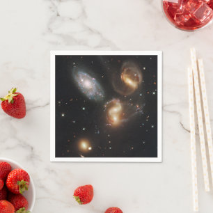 Stephan's Quintet: A Galaxy Galactic Wreckage Napkin