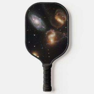 Stephan's Quintet: A Galaxy Galactic Wreckage Pickleball Paddle