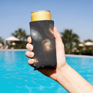 Stephan's Quintet: A Galaxy Galactic Wreckage Seltzer Can Cooler