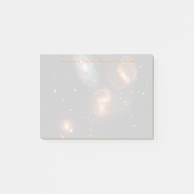 Stephans Quintet deep space star galaxy cluster Post-it Notes (Front)