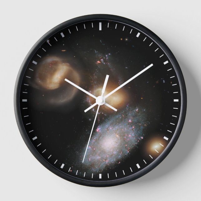 Stephan's Quintet Galaxies Clock (Front)