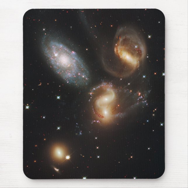 Stephan's Quintet Galaxies (Hubble Telescope) Mouse Mat (Front)