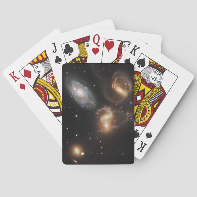 Stephan's Quintet Galaxies (Hubble Telescope) Playing Cards (Back)