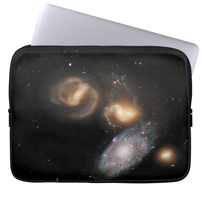 Stephan's Quintet Galaxies Laptop Sleeve (Front)