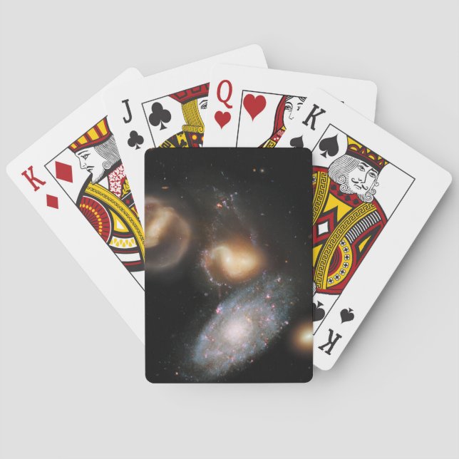 Stephan's Quintet Galaxies Playing Cards (Back)