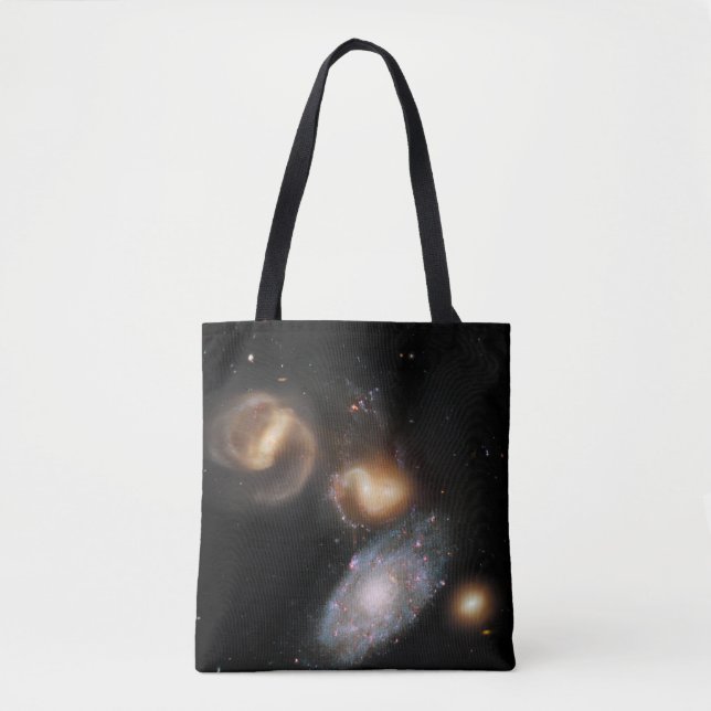 Stephan's Quintet Galaxies Tote Bag (Front)