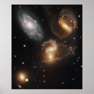 Stephan's Quintet Poster