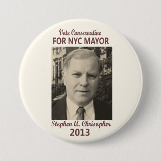 Stephen Christopher for NYC Mayor 2013 7.5 Cm Round Badge
