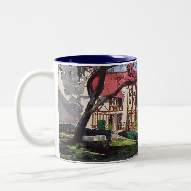 Stephen Condo WaterColor Two-Tone Coffee Mug (Left)
