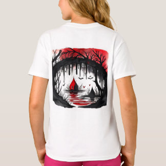 Stephen gimmel style, dessin, aquarelle, aquarelle T-Shirt