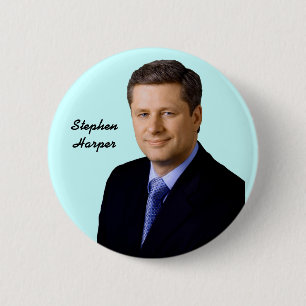 Stephen Harper 6 Cm Round Badge