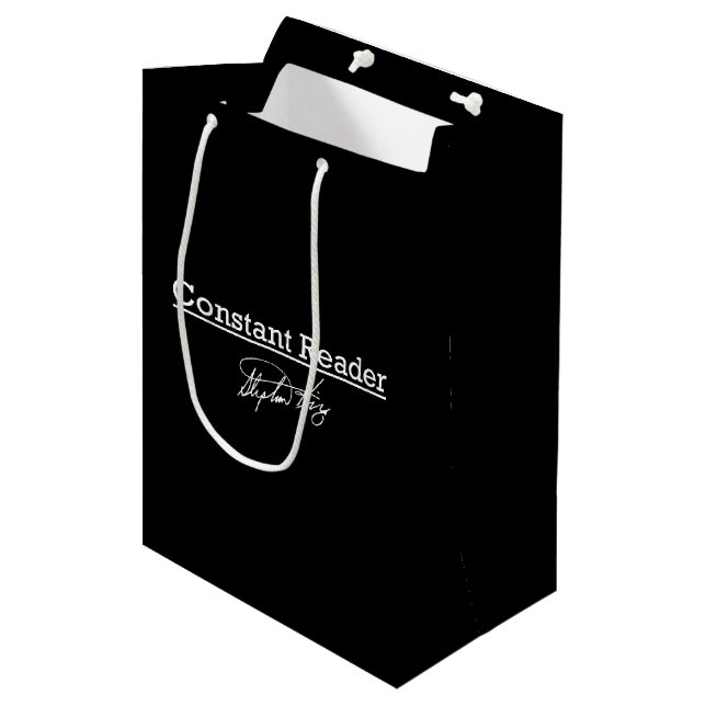 Stephen King, Constant Reader Medium Gift Bag (Front Angled)
