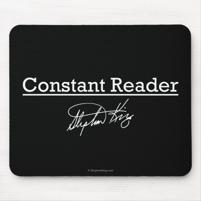 Stephen King, Constant Reader Mouse Mat (Front)