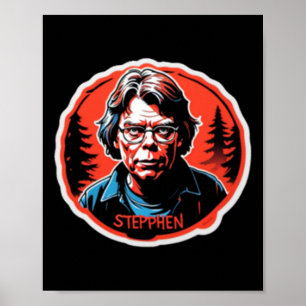 Stephen King Sticker  Poster