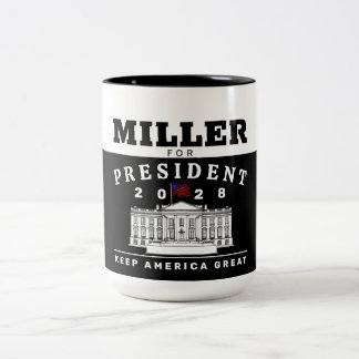 STEPHEN MILLER 2028 Two-Tone COFFEE MUG