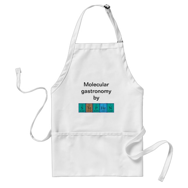 Stephen periodic table name apron (Front)