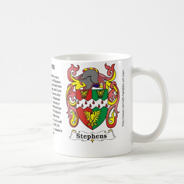 Stephens Family Coat of Arms Mug (Right)